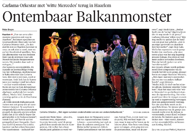 Haarlems Dagblad 06-11-2013